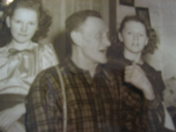 William Gustavus Dunville (1900-1956) and his daughters Shirley June Dunville (1933-1994) and Avis Zoe Pamela Dunville (1935-1977)