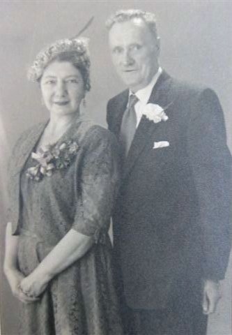 William Gustavus Dunville (1900-1956) and Ivy Evelyn Dunville ne Combes (1906-1967), 19 March 1955