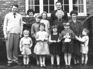 photograph: Derry, Gordon and families