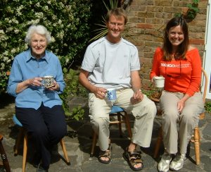 photograph: Joan, Andrew, Sam