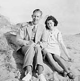 photograph: Denis Dumville (b c1917) and Eveline Mary Hornby, photograph taken 1941