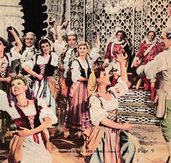 "The Story of Gilbert and Sullivan" (1953): Roma Dumville dancing the Cachucha in "The Gondoliers" scene