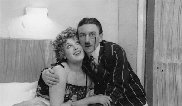 Roma Cresswell n�e Dumville as Betty Neville and Aubrey Richins as Freddy Neville in "High Temperature" by Avery Hopwood
