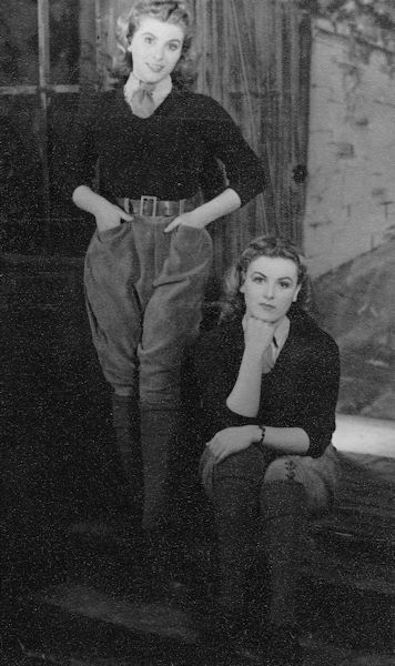 Billie Whitelaw and Roma Cresswell n�e Dumville in "Not Proven" by Lionel Brown