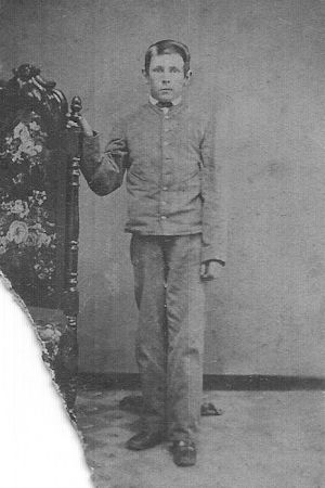 George Dumville (1849-1888), photograph taken in approximately 1860
