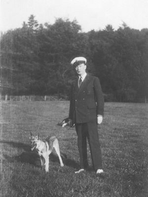 Robert Lambart Dunville (1893-1931) with Patou