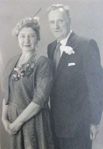 William Gustavus Dunville (1900-1956) and Ivy Evelyn Dunville n�e Combes (1906-1967), 19 March 1955
